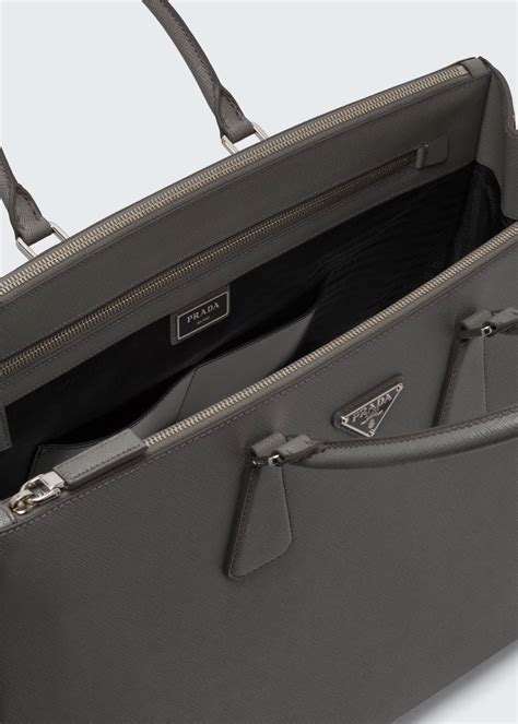 Prada saffiano shopper tote bag